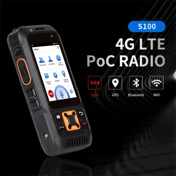 Inrico S100 Самая дешевая портативная рация приложение 4G Сетевое Радио poc GPS SOS беспроводной Мобильный телефон военная рация для полиции