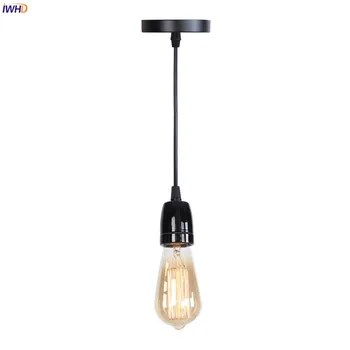 IWHD Черный Керамический Подвесной светильник в Скандинавском стиле, Освещение кухни, столовой, гостиной, Современный Маленький Подвесной светильник Hanglamp Luminaria