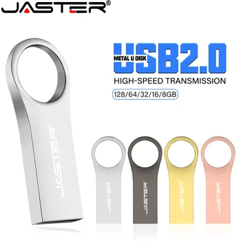 JASTER Metal 2.0 4GB USBФлэш-накопитель 8GB U-диск 16GB Memory Stick 32GB Водонепроницаемый 64GB Персонализированный Бесплатный пользовательский ЛОГОТИП