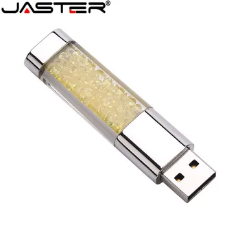 JASTER хит продаж, хрустальный флешка реальной емкости, 4 ГБ, 8 ГБ, 16 ГБ, 32 ГБ, USB 2,0, внешний накопитель, USB флэш-накопитель