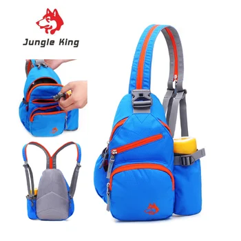 Jungle King Мужская сумка через плечо для отдыха, Водонепроницаемая нейлоновая спортивная сумка через плечо, нагрудная сумка на открытом воздухе, Ежедневный рюкзак для пикника, Женский рюкзак для кемпинга