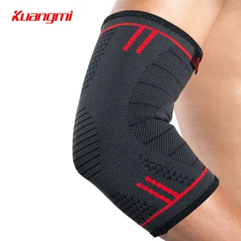 Kuangmi, 1 шт., налокотники, компрессионный рукав для женщин и мужчин, сохраняющий тепло, спортивная поддержка, снимающий боль, протектор