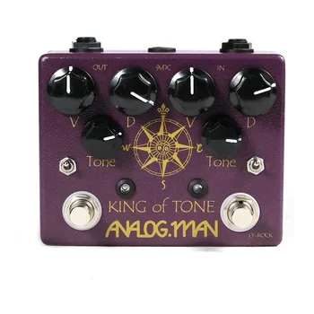 LY-ROCK рок-электрогитара King of TONE с переключателем наивысшей конфигурации с перегрузочным возбуждением, одноблочный эффект клонирования