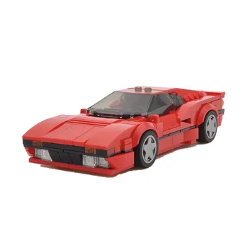 MOC-62943 Красный суперкар 288 GTO в сборе, строительный блок для сращивания, Модель 359 Деталей, Строительный блок, игрушка в подарок детям на День рождения