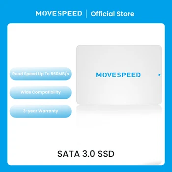 MOVESPEED SATA3.0 SSD 512 ГБ 1 ТБ TLC Чип Внутренний твердотельный накопитель 256 ГБ 2 ТБ 4 ТБ SSD SATA III Накопитель для Ноутбука Настольный Ноутбук