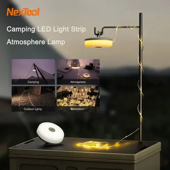 Nextool светодиодная лента для кемпинга, атмосферная лампа, перезаряжаемые портативные гибкие ленты, теплая белая лампа для украшения палатки
