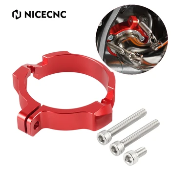 NICECNC для GASGAS GAS EX EC MC 250 300 EC250 2021-2023 Защитный кожух Выпускного Фланца, Алюминиевые Аксессуары Для мотокросса