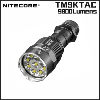 NITECORE TM9K TAC Фонарик 9800 Люмен CREE XP-L2 HD светодиоды USB-C Перезаряжаемый Тактический Встроенный литий-ионный аккумулятор емкостью 5000 мА