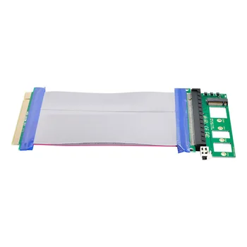 NVME AHCI SSD NGFF M-key для PCI-E 3.0 16x x16 Вертикальный адаптер с удлинителем CYSM от мужчины к женщине