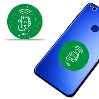 RFID 125 кГц T5577 Перезаписываемая Наклейка Keytag Метка С Защитой От металлических Помех Записываемый Ключ Жетон Бирка Карта Дубликат Клон NFC Метки