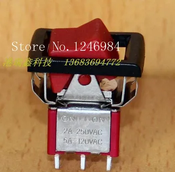[SA] Taiwan Deli Wei 3MD1 R8017-R12 -позиционный тумблер с двумя траншами, красная ручка, кулисный переключатель Q13-50 шт./лот