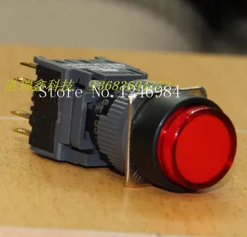 [SA] Электронный переключатель Jinhong 16 мм F-типа с круглым отверстием без блокировки, кнопка сброса переключателя с двойной подсветкой -10 шт./лот