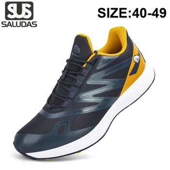 SALUDAS/ обувь для гольфа, мужские летние профессиональные тренировочные кроссовки для гольфа, нескользящая дышащая Повседневная обувь для гольфа, мужская обувь большого размера