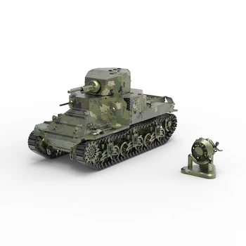 SSMODEL 160525 V2.1 1/160 3D Печатный набор моделей из смолы US M2A1 Средний танк