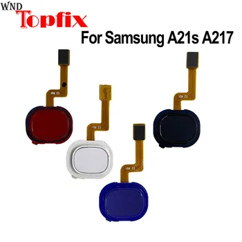 Touch ID Для Samsung Galaxy A21s Кнопка Главного Меню Гибкий Кабель Лента A217F/DS Запасные Части A21s A217 Датчик Отпечатков пальцев
