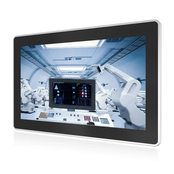 Touchthink Высокая Яркость 1000ниц Безвентиляторный Ip66 Водонепроницаемый Встроенный 10,1-дюймовый промышленный ПК с сенсорным экраном Android 6.0