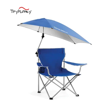 Tryhomy Уличный стул для рыбалки, Портативный Складной Походный стул с подстаканником для зонтика, сиденье для пикника на открытом воздухе, барбекю, Пляжное сиденье для отдыха