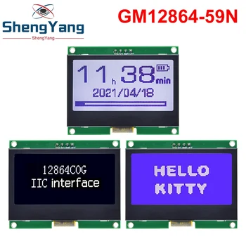 TZT 12864 IIC ЖК-модуль 128X64 I2C ST7567S COG Графический Экран Дисплея Плата LCM Панель 128x64 Матричный экран Для Arduino