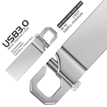 USB 3,0 Флэш-накопитель 64 ГБ 32 ГБ Флешка Высокой Скорости Реальной Емкости Водонепроницаемый флэш-диск 16 ГБ U-Диск Memoria Cel USB Stick Подарок 8 ГБ
