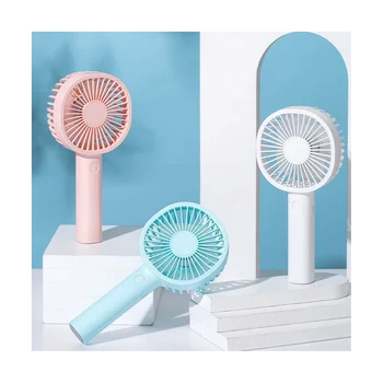 USB Мини-вентилятор, Перезаряжаемый Портативный ручной вентилятор, Ленивый Временный Поход по магазинам, Охлаждение Дома, Автомобильный охладитель воздуха-Розовый