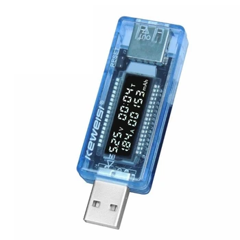 USB Тестер Измеритель Напряжения Тока Цифровой Емкости Зарядной Мощности Вольтметр Челнока