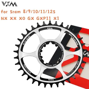 VXM Офсетная 3/6 мм Овальная Звездочка GXP Звездочки 32T 34T 36T Горный Велосипед для Sram 8/9/10/11/12 S NX XX XO GX GXP11 X1 Запчасти для Велосипеда