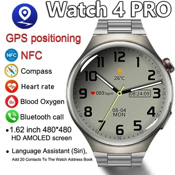 Watch4 Pro Умные Часы Мужские GT4PRO PK GT4MAX Bluetooth Talk Мониторинг уровня сахара в крови GPS Часы Женские IP68 Водонепроницаемые для Huawei