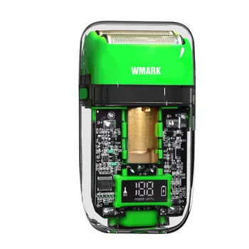 WMARK NG-988 Парикмахерская Бритва Электробритва Борода USB Электрическая Бритва Станок Для Бритья Нажимной Триммер для Масляной Головки