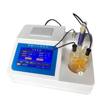 Автоматический прибор для определения содержания масла и воды Метод объемного тестирования Анализатор влажности Титратор кулонометрического титрования