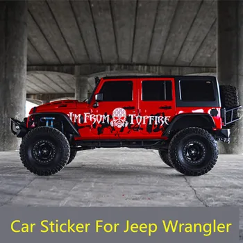 Автомобильная наклейка для Jeep Wrangler, декоративная наклейка для внедорожника, Модифицированная наклейка на кузов