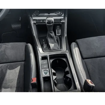 аксессуары для интерьера автомобиля из углеродного волокна 4 audis Q3 2019 2020 2021 2022 панель передач управление стеклоподъемником планки приборной панели отделка сидений