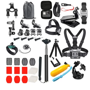 Аксессуары для экшн-камеры Gopro Hero, рюкзак, присоска для крепления на стекло, чехол для шлема 4k