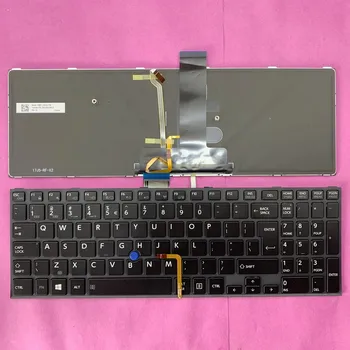 Американская Международная Клавиатура для ноутбука с подсветкой Toshiba Satellite Pro R50-C Tecra A50-C Z50-C Серии G83C000JN5UE US-I Layout