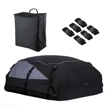 Багажник для автомобиля, Автомобильная Грузовая сумка на крышу, Складной ящик на крышу, ящик для хранения, Водонепроницаемые Мягкие Багажники на крышу для путешествий и
