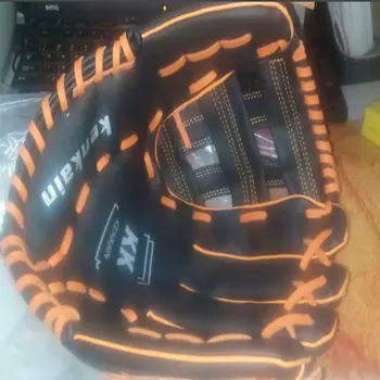 Бейсбольная перчатка из ПВХ кожи 9,5-12,5 дюймов, Детские бейсбольные перчатки для софтбола, Бейсбольные тренировочные перчатки, профессиональный бейсбольный аксессуар