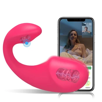 Беспроводное приложение, секс-игрушки с дистанционным управлением, фаллоимитатор, вибратор G Spot для женщин, вибратор Bluetooth, носимый клитор, вибрирующее яйцо для пар