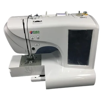 Бытовая Электрическая автоматическая вышивальная машина, компьютеризированная для сшивания ткани Швейная машина
