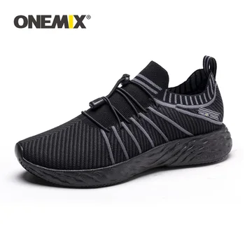 Водонепроницаемые кроссовки ONEMIX для мужчин, Летние дышащие сетчатые кроссовки Унисекс для улицы, мужские прогулочные треккинговые ботинки без застежки