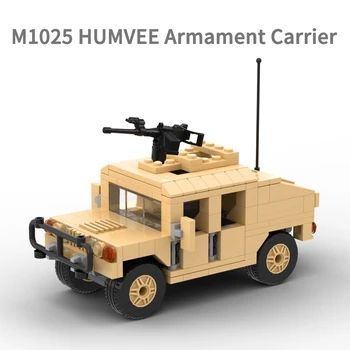 Военный Спецназ Транспортное Средство Hummer Armament Carrier M1025 Грузовой Десантный Автомобиль Армейские Фигурки Оружие Пистолет Строительные Блоки Игрушка В Подарок