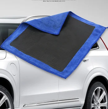 Волшебная глиняная ткань для чистки автомобиля Горячие глиняные полотенца для детализации автомобиля Полотенце для мытья с голубой глиной Инструмент для мытья полотенец