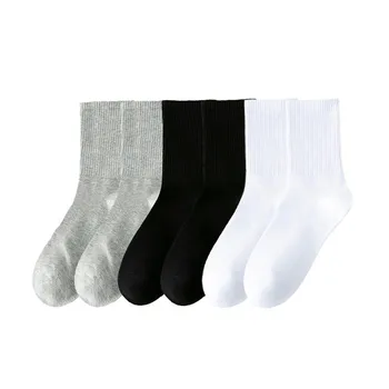 Высокие пастельные однотонные длинные носки Унисекс, уличная мода, европейский и американский стиль INS, спортивные носки для скейтборда
