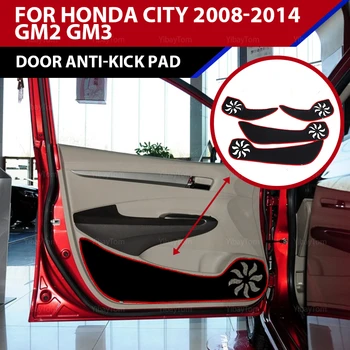 высококачественная наклейка на дверь автомобиля с защитой от ударов, защитный коврик из полиэстера, защита боковых краев, ковер для Honda City 2008-2014 GM2 GM3