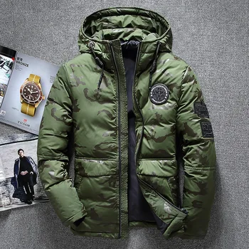 Высококачественная новая модная брендовая Легкая пуховая мужская теплая ветрозащитная модная Повседневная Зимняя мужская пуховая куртка 2022 года, пальто