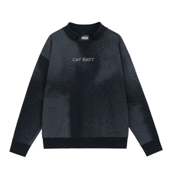 Высококачественный свитер CAVEMPT C. E для мужчин и женщин, свитер с вышивкой звезд 1:1, свитер CE с ребристым низом