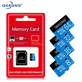 Высокоскоростная карта памяти class10 8GB 16GB 32GB micro sd card 64GB 128GB tarjeta microsd 32gb mini TF card 256GB с бесплатным адаптером
