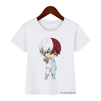 Горячая распродажа 2021 года, футболка для мальчиков Kawaii с рисунком аниме, забавная повседневная детская одежда, летняя хлопковая футболка для мальчиков и девочек, детская одежда