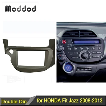 Двойная панель 2 Din для Honda Jazz Fit Радио DVD Стерео GPS CD Панель Приборной панели Монтаж Комплект Отделки Лица Аудио Рамка Рамка