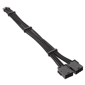 Двойной PCIe 8Pin Женский-12Pin мужской кабель-адаптер питания GPU для RTX3070 90