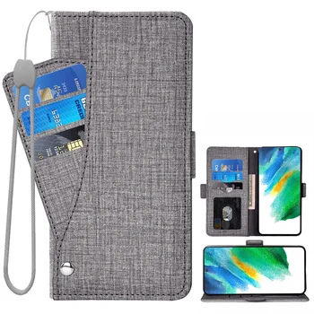 Джинсовый Чехол-бумажник С Откидной Крышкой Для Samsung Galaxy S8 Plus S7 S6 Edge Active S 8 7 6 S6Edge S7Edge, Магнитная Подставка Для Телефона, Сумка