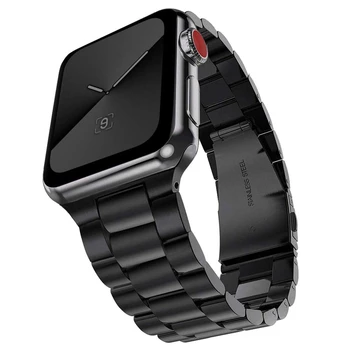 Для 2019 Apple Watch Series 5 ремешков 40 мм 44 мм из нержавеющей стали, совместимый с ремешком iwatch apple watch Series 1/2/3/4